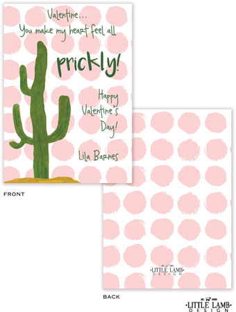 Valentine's Day Exchange Cards by Little Lamb Designs (Prickly Cactus) Valentine's Day Exchange Cards by Little Lamb Designs (Prickly Cactus)